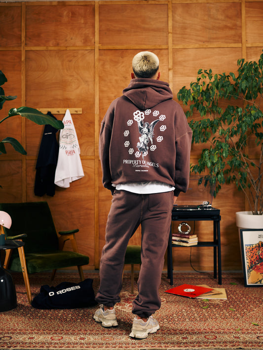 Angels Hoodie - Brown