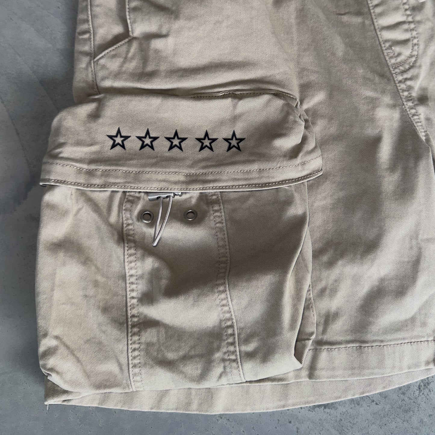 Jeans Cargo Bermuda - Concrete