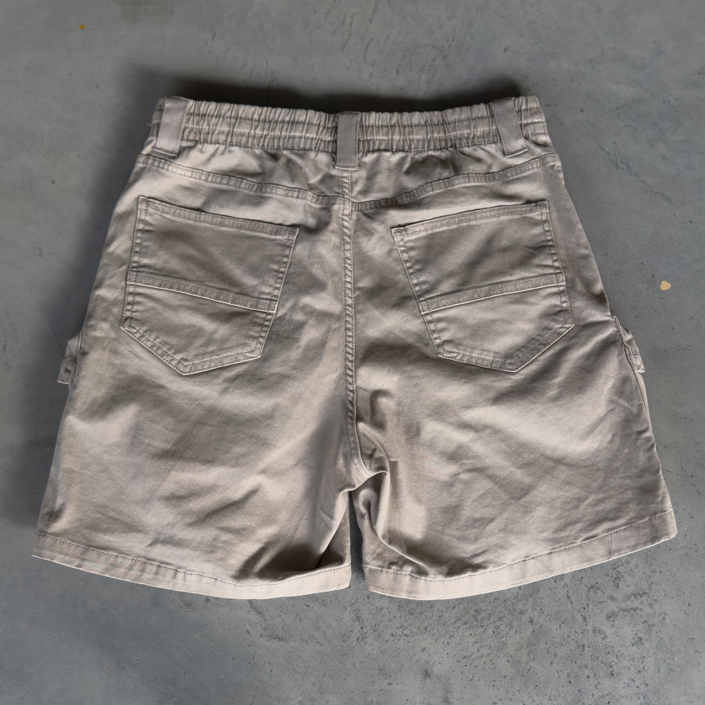 Jeans Cargo Bermuda - Concrete