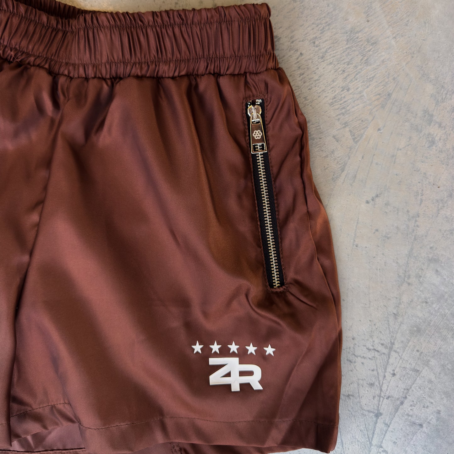 Elegant Swim Shorts - Brown