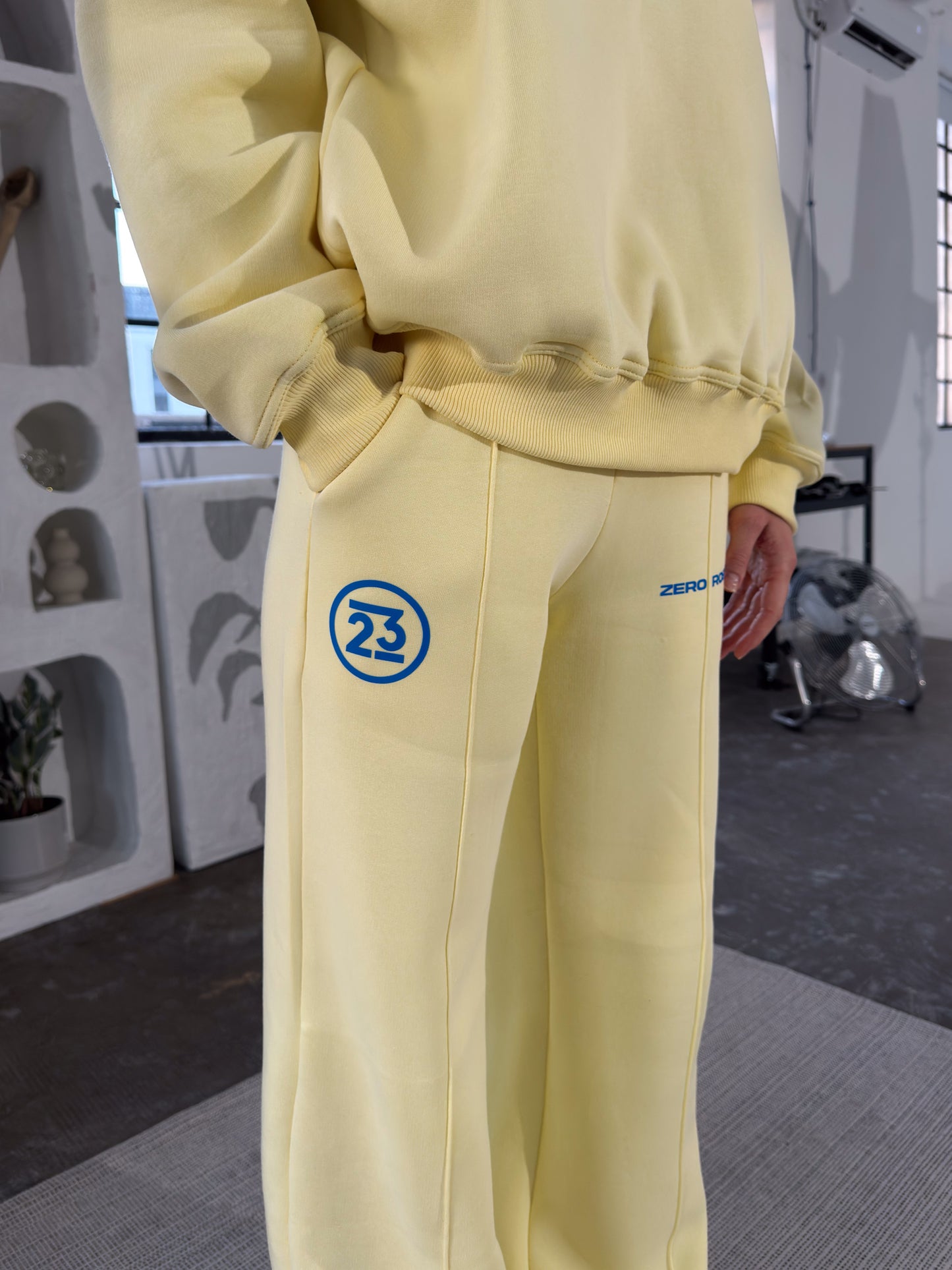 Pilates Club Sweatpants- Baby Yellow