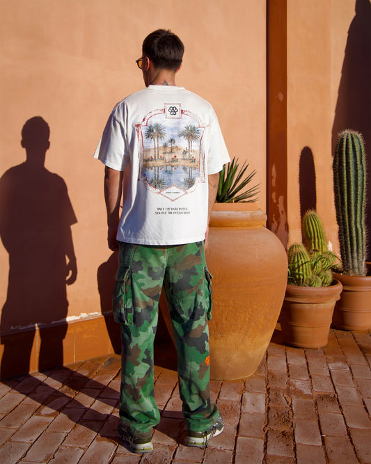 Desert T-Shirt - Rust Spray Cream