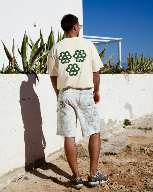 Emblem T-Shirt - Cream