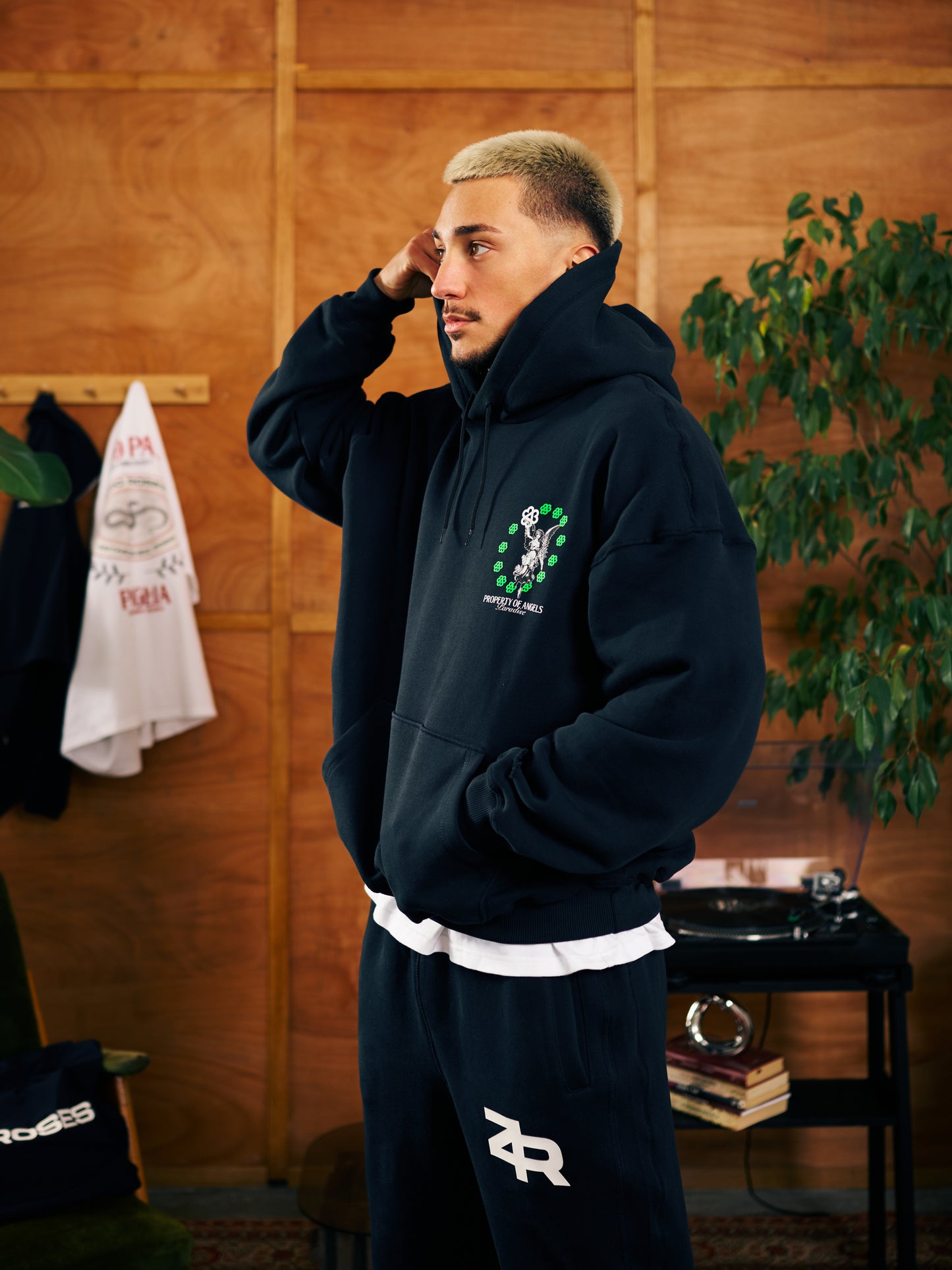 Angels Hoodie - Black