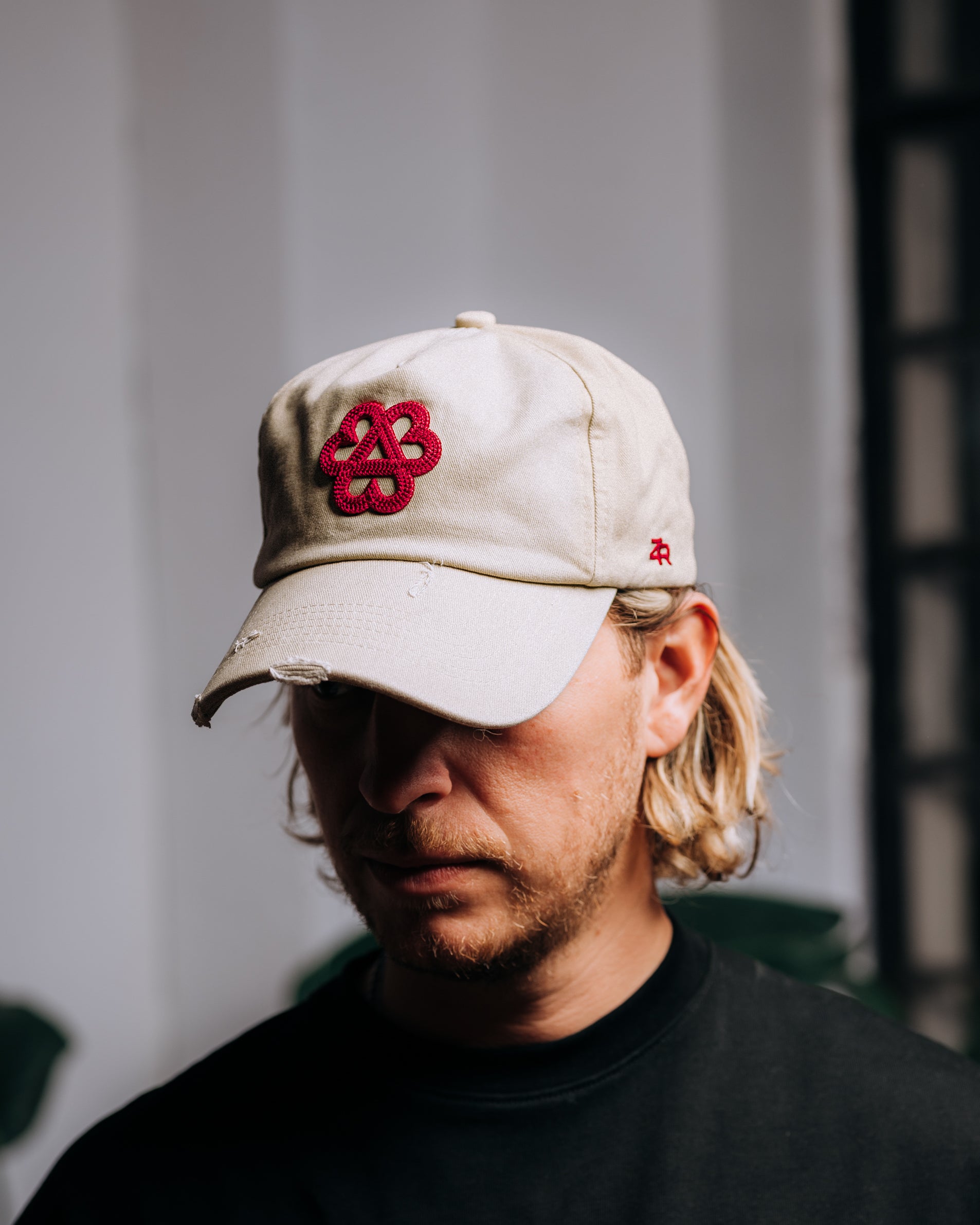 Core Hat - Washed Cream