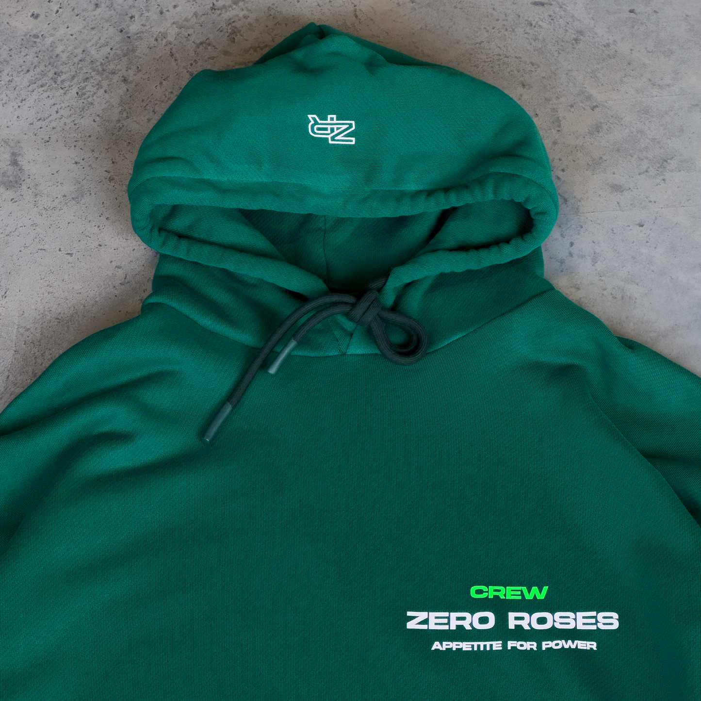 Power Hoodie - Forest Green