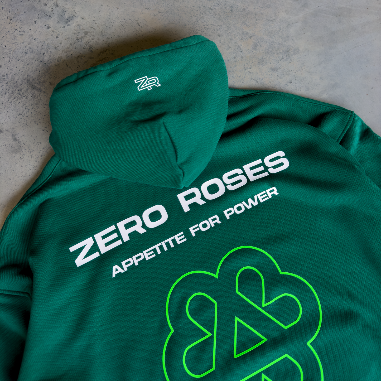 Power Hoodie - Forest Green