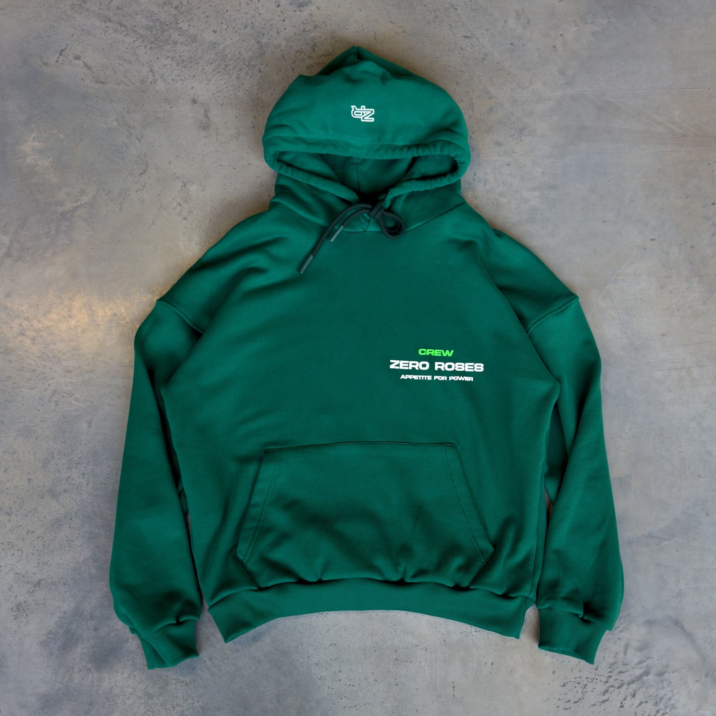 Power Hoodie - Forest Green