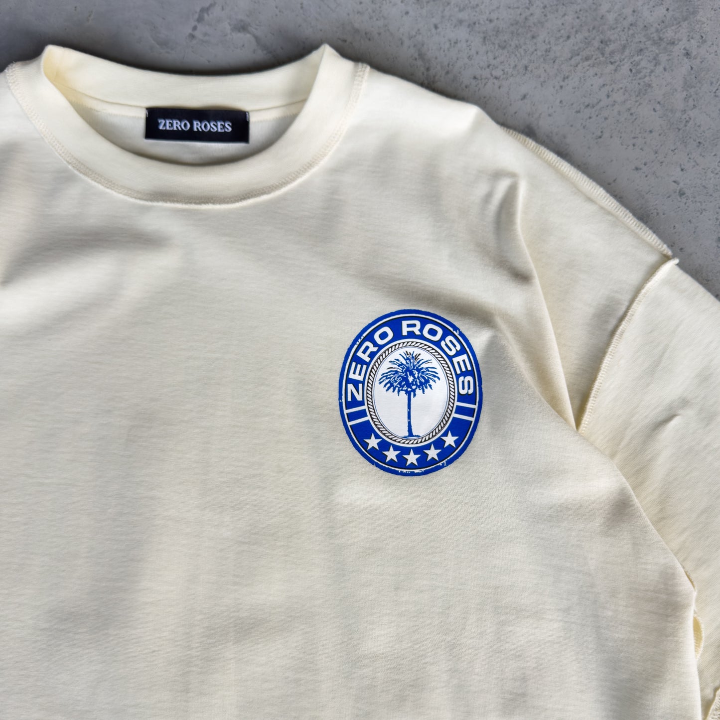 Palm T-Shirt - Cream