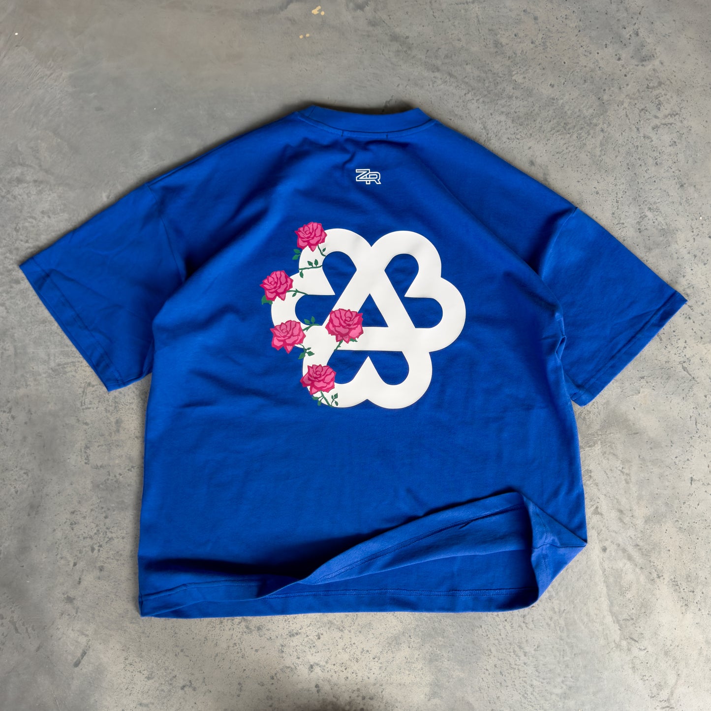 Roses T-Shirt - Blue