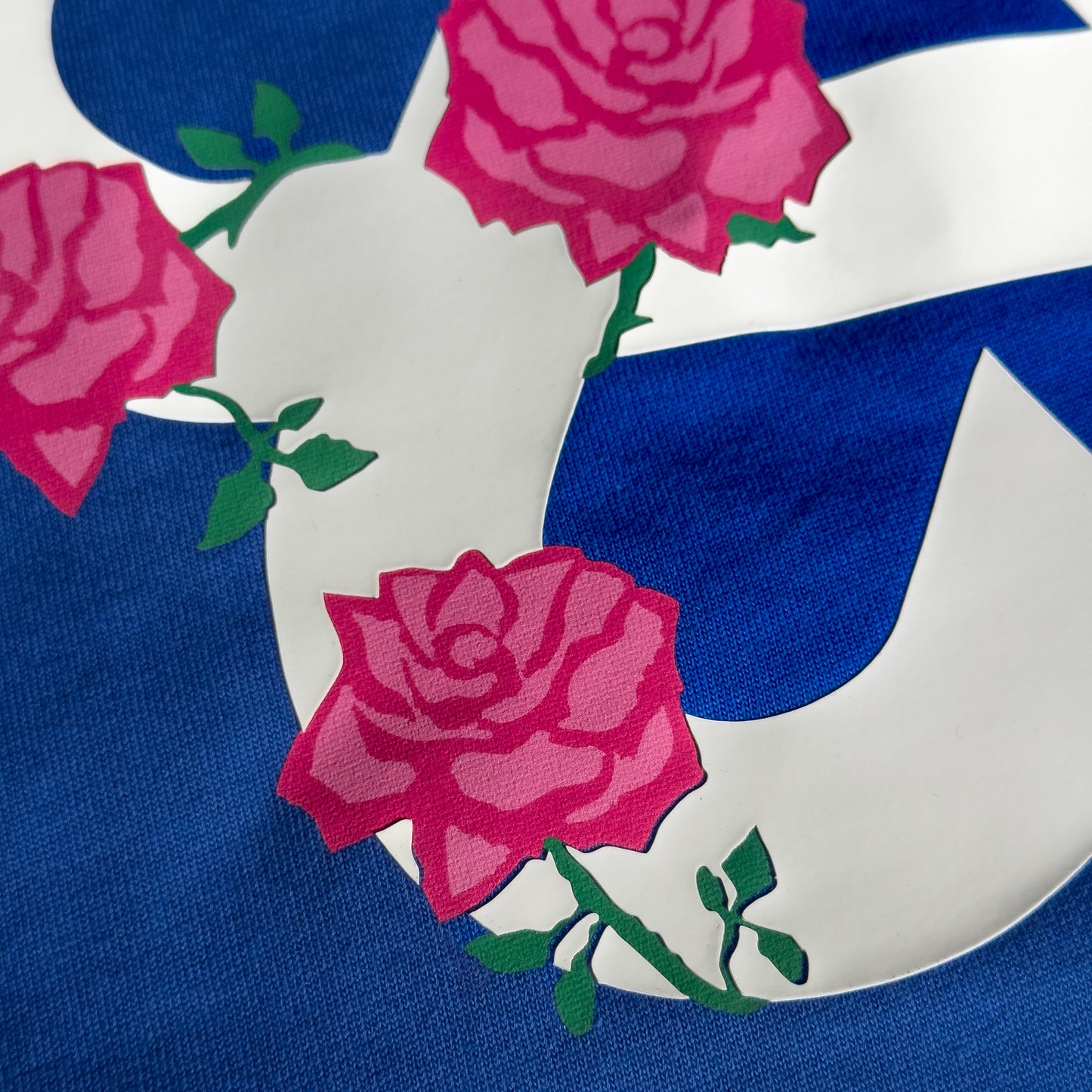 Roses T-Shirt - Blue