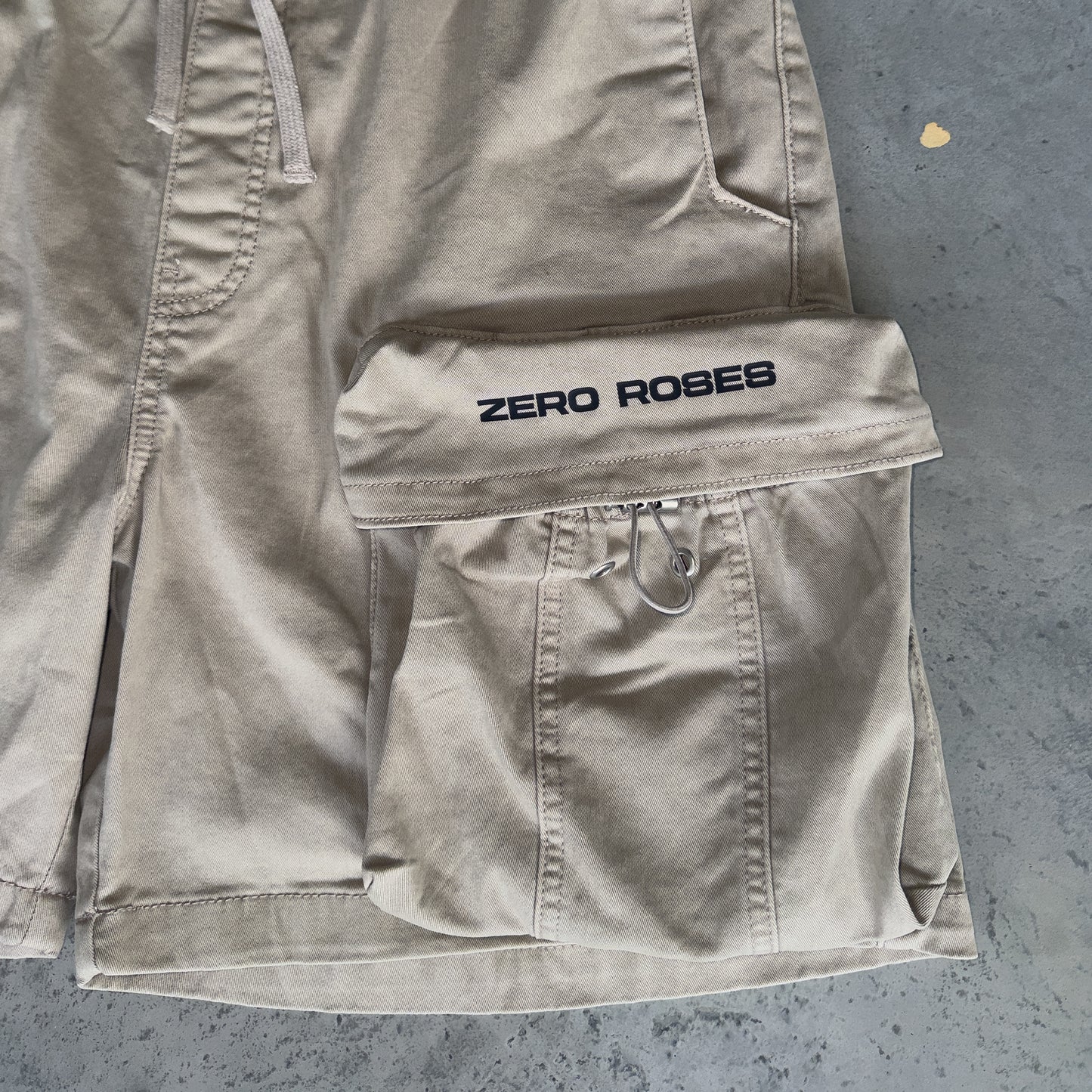 Jeans Cargo Bermuda - Concrete