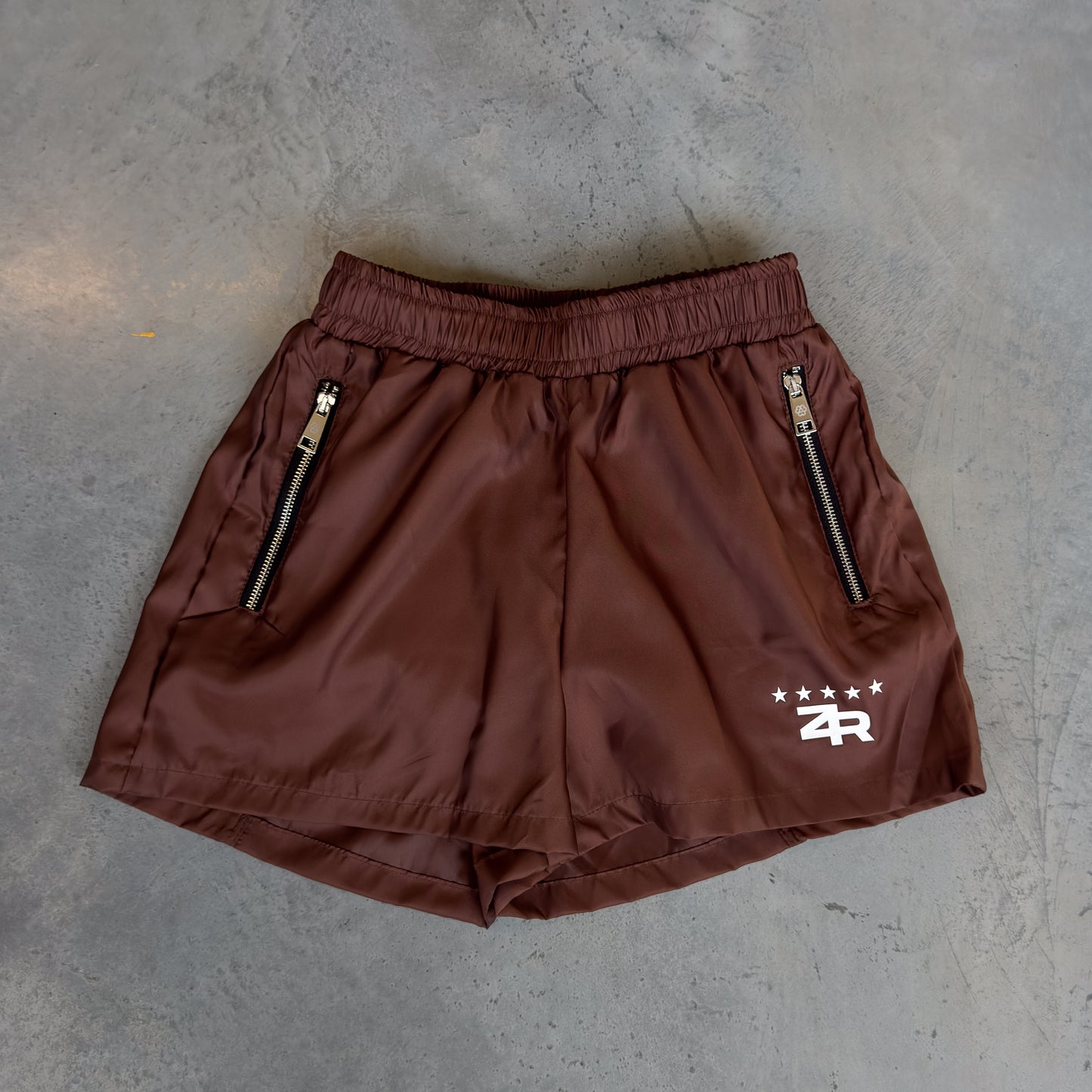 Elegant Swim Shorts - Brown