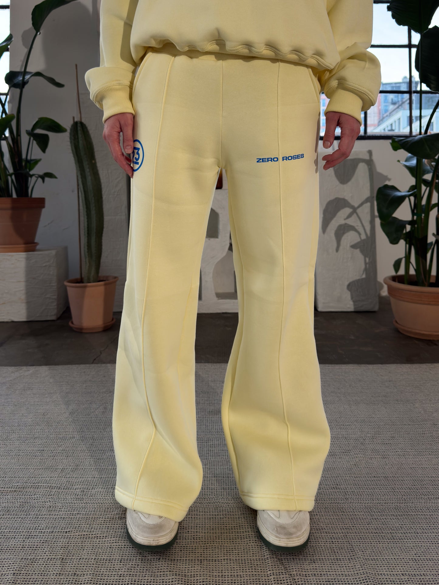 Pilates Club Sweatpants- Baby Yellow