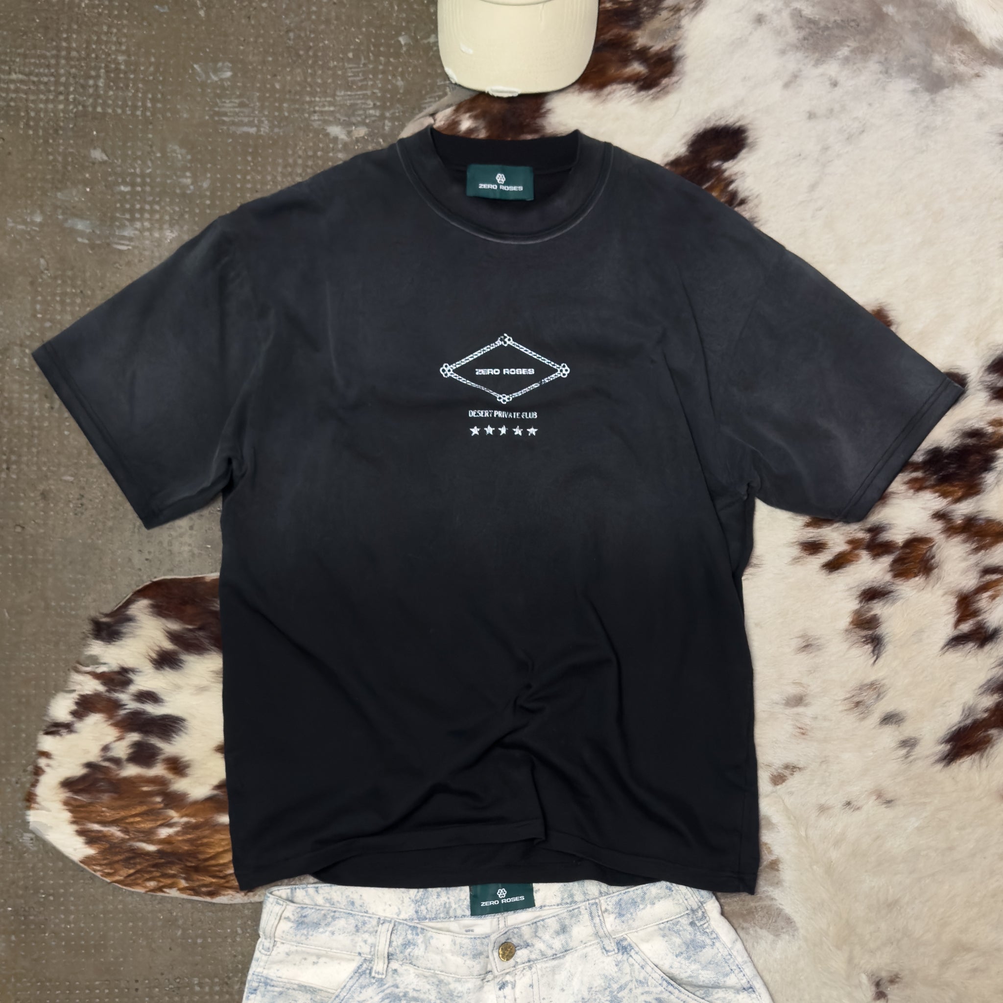 Desert T-Shirt - Sun Fade Black