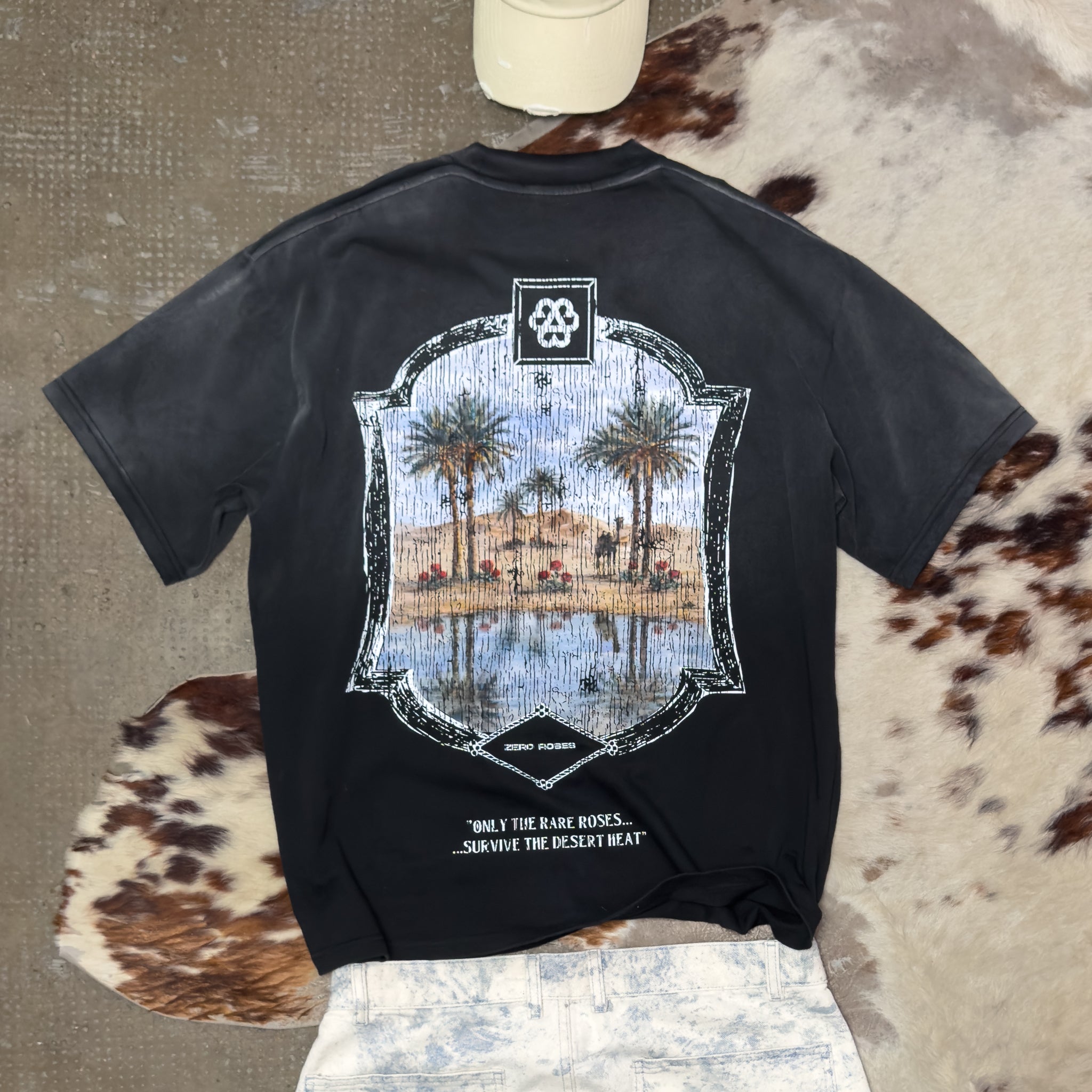 Desert T-Shirt - Sun Fade Black