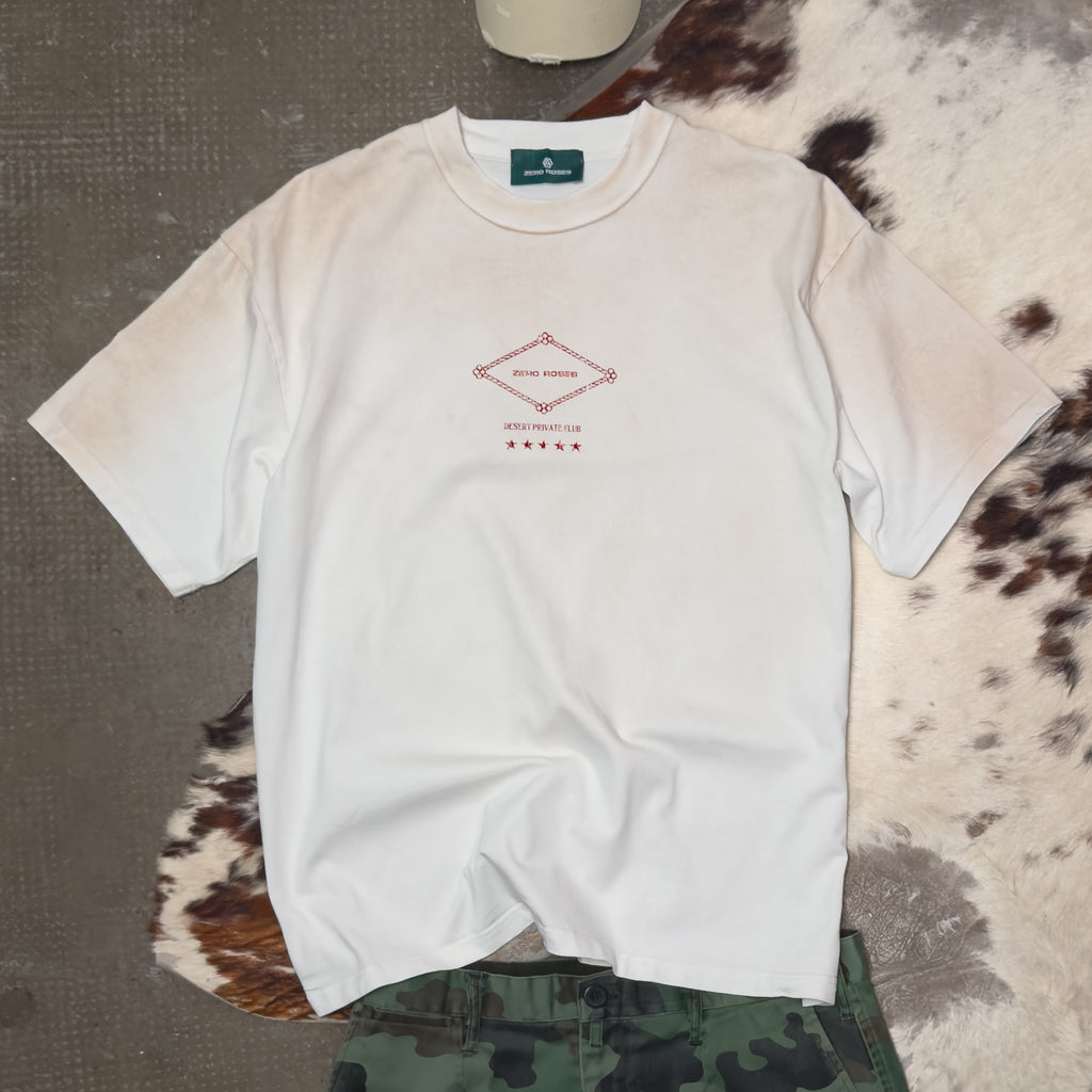 Desert T-Shirt - Rust Spray Cream