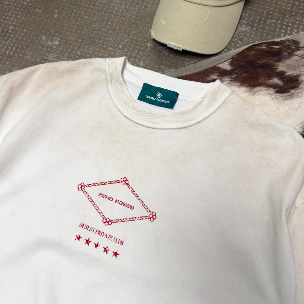 Desert T-Shirt - Rust Spray Cream
