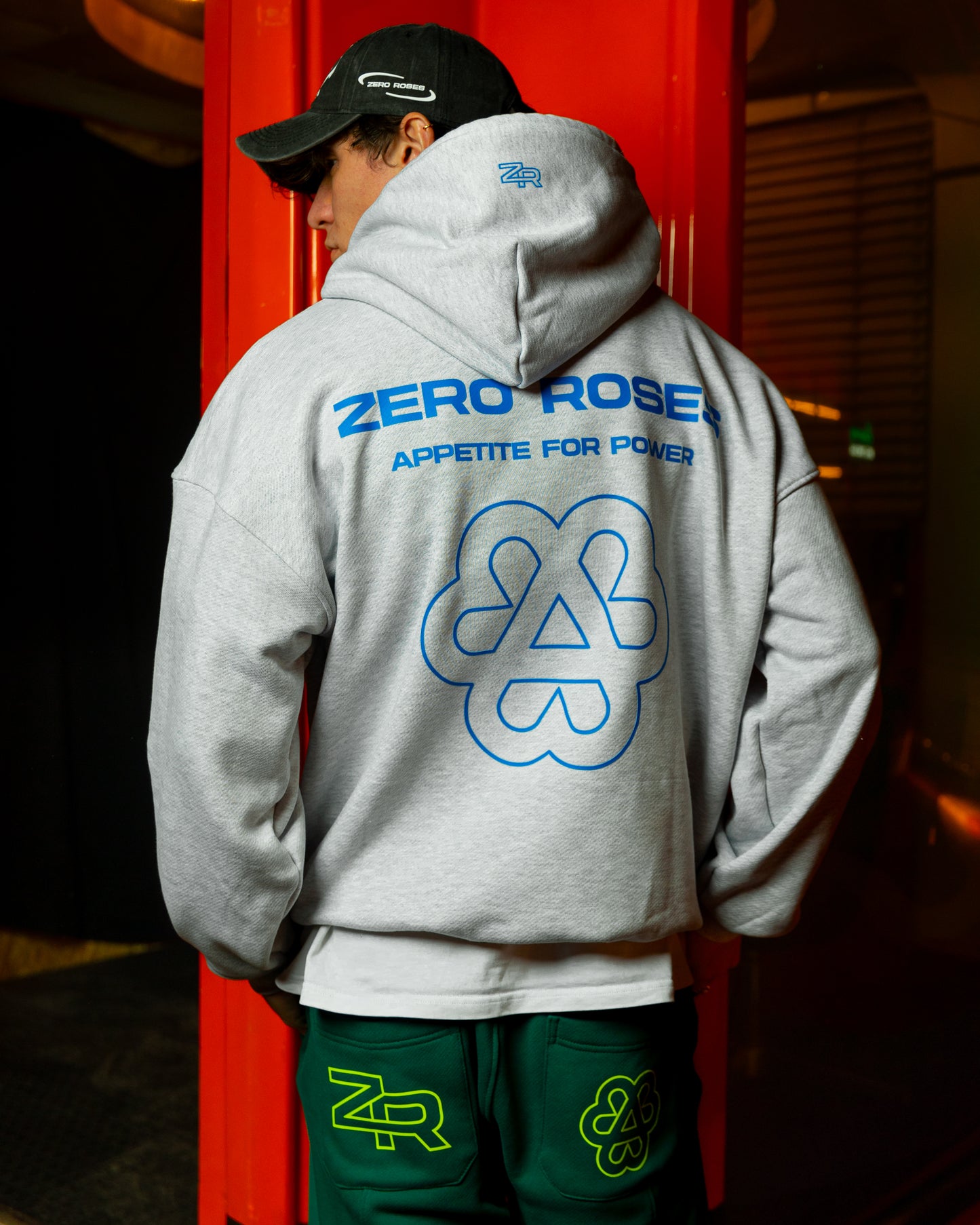 Power Hoodie -  Light Grey