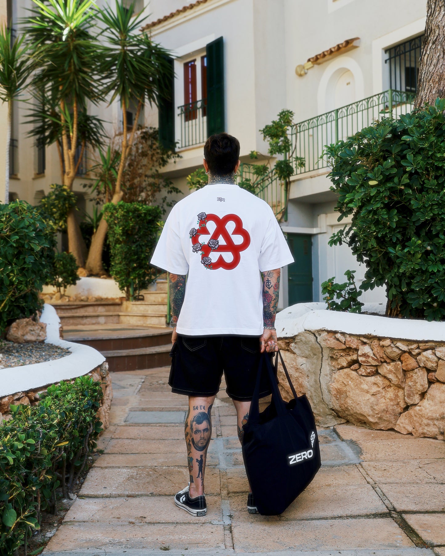 Roses T-Shirt - White