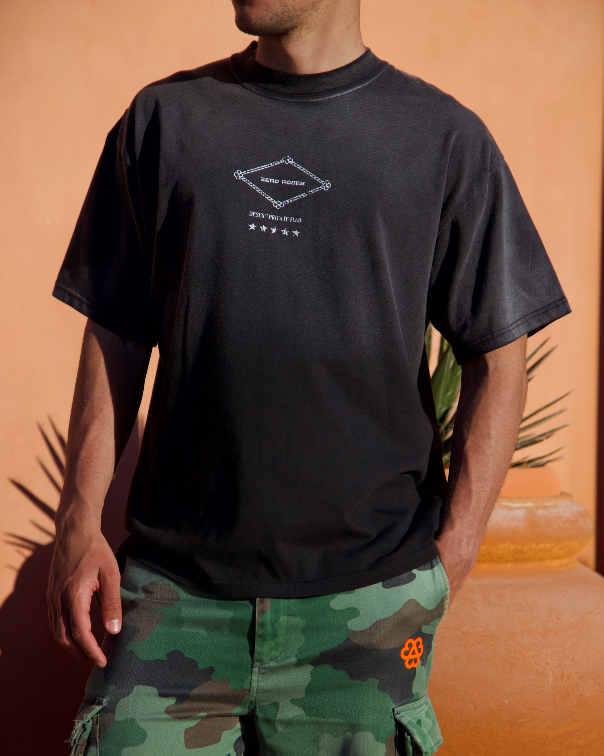 Desert T-Shirt - Sun Fade Black
