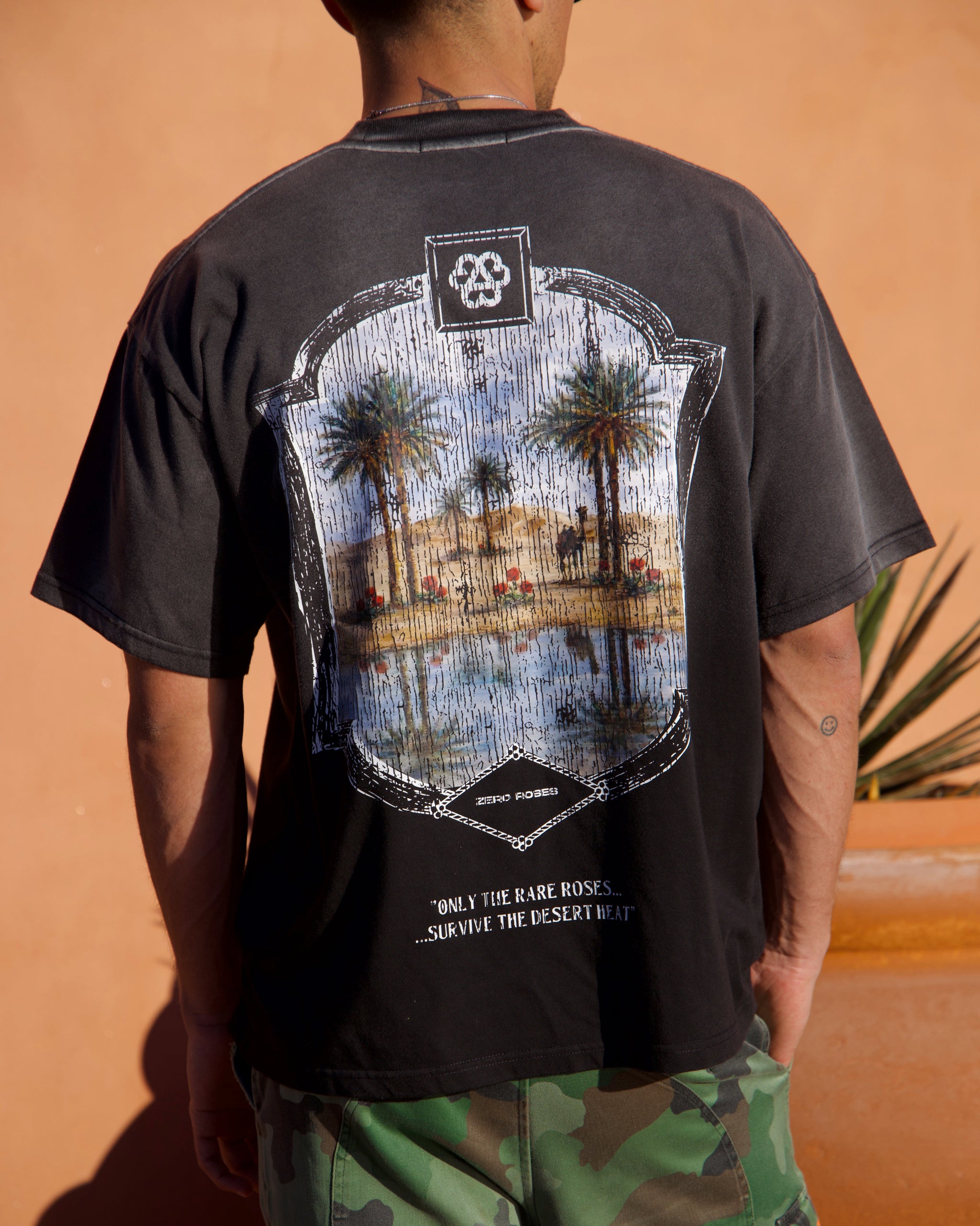 Desert T-Shirt - Sun Fade Black