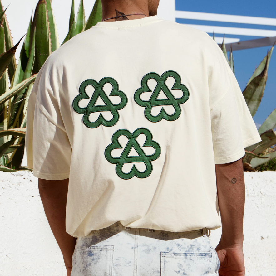 Emblem T-Shirt - Cream