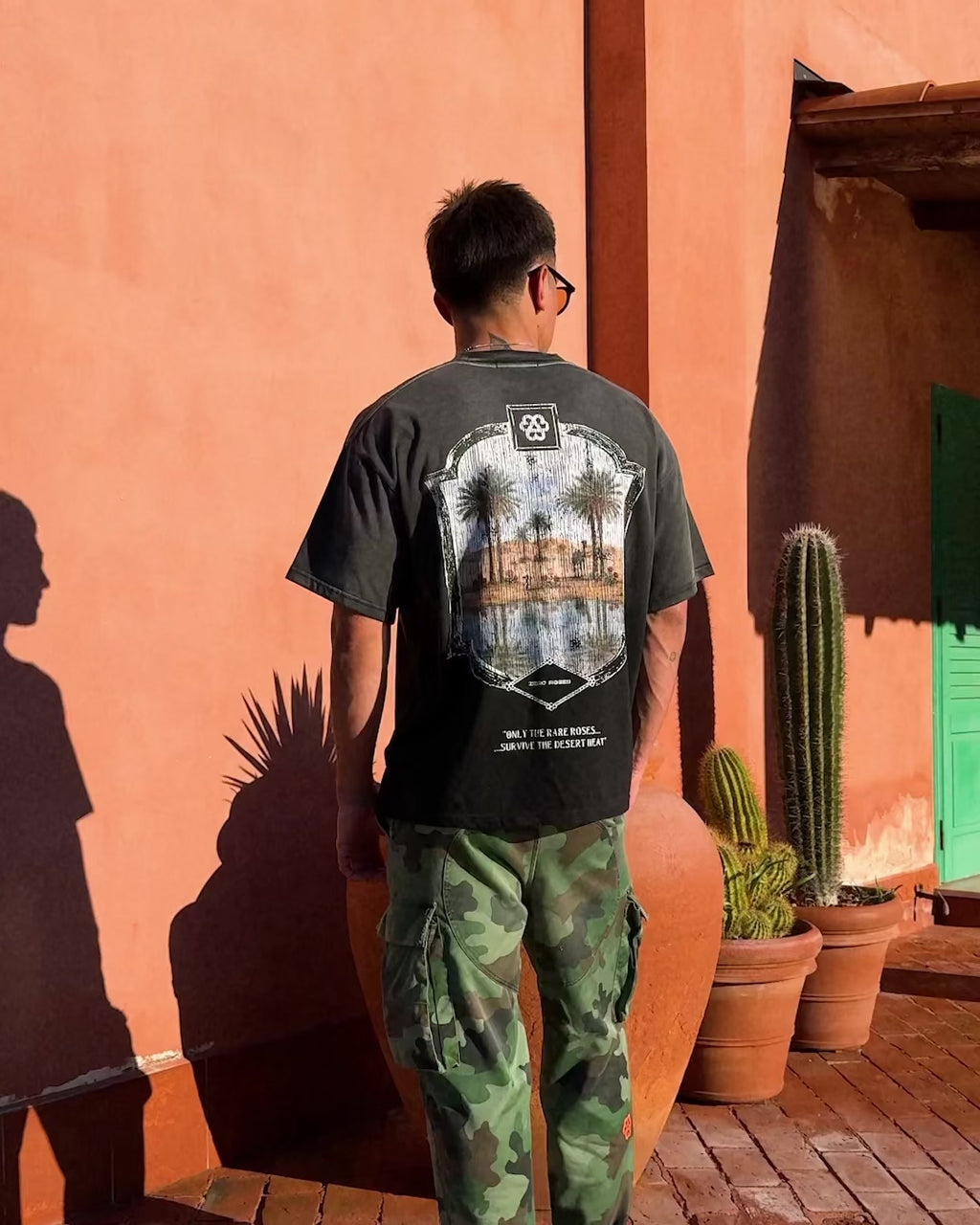 Desert T-Shirt - Sun Fade Black